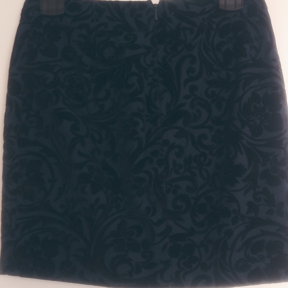 Prize Velvet embellished mini skirt 2